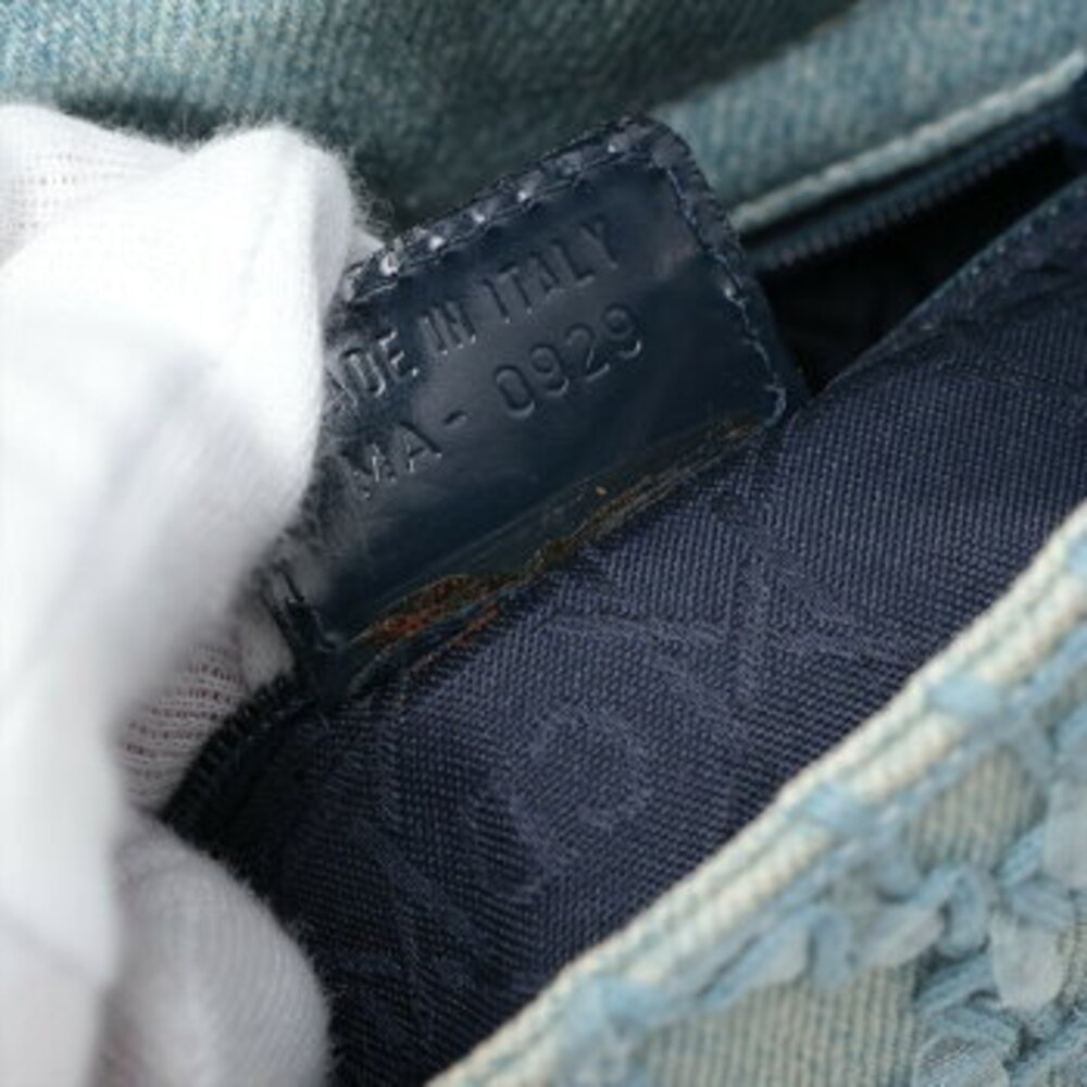 Dior crossbody Christian shoulder denim handbag Lady bag - Picture 11 of 12